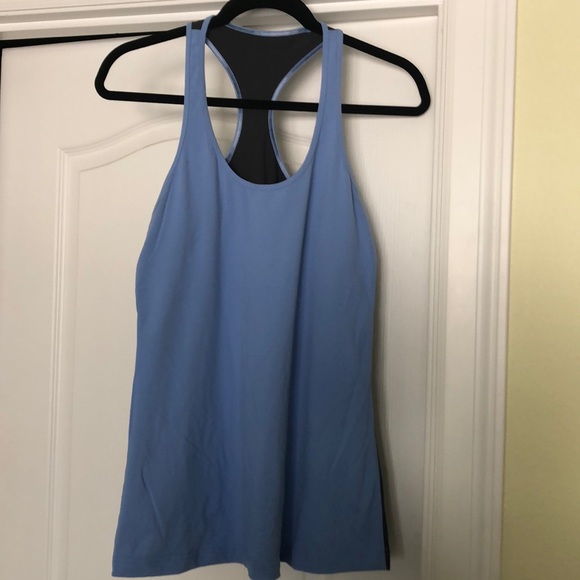 Lululemon Cool Racerback Tank purple/gray - Picture 1 of 3